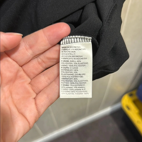 NWT Lark & Ro Black Sheath Mini Dress Crew Neck - Picture 3 of 6